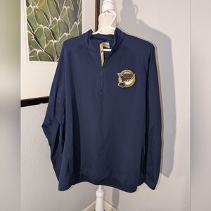 Navy St. Louis Blues Pullover
